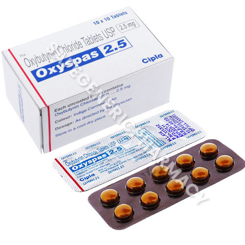 Oxyspas 2.5mg (Oxybutynin)