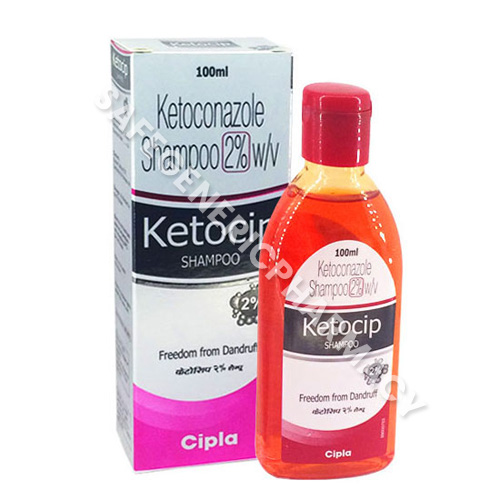 Ketocip 2% Shampoo (Ketoconazole 2%) 100ml