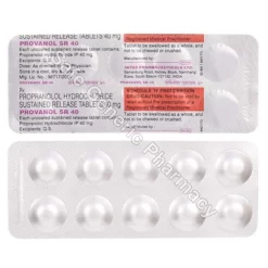 Provanol 80mg SR Tablets